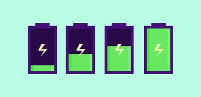 battery power cartoon vector illustration icon
