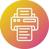 Printer Vector Icon Design Illustration