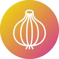 Onion Vector Icon Design Illustration