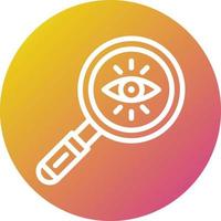 Eye search Vector Icon Design Illustration