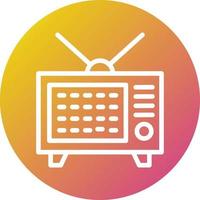 Tv Vector Icon Design Illustration