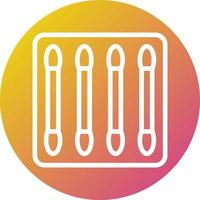 Cotton buds Vector Icon Design Illustration