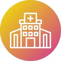 Hospital Vector Icon Design Illustration