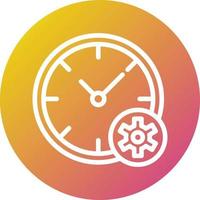 Time management Vector Icon Design Illustration