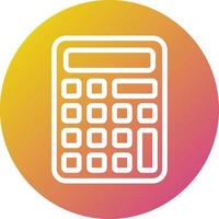 Calculator Vector Icon Design Illustration