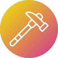 Pick hammer Vector Icon Design Illustration