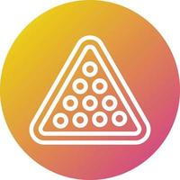 Snooker Vector Icon Design Illustration