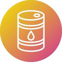 Oil barrel Vector Icon Design Illustration