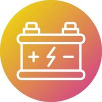 Car battery Vector Icon Design Illustration