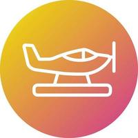 Plane Vector Icon Design Illustration