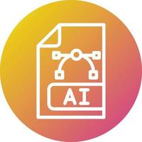 ilustración de diseño de icono de vector de archivo ai