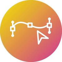 Path point Vector Icon Design Illustration