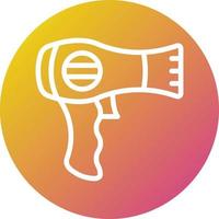 Hair dryer Vector Icon Design Illustration