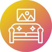 Living room Vector Icon Design Illustration