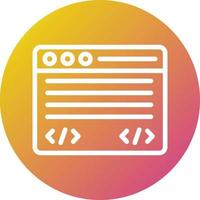 Command line Vector Icon Design Illustration