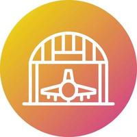 Hangar Vector Icon Design Illustration