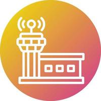 Control tower Vector Icon Design Illustration