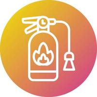 Fire extinguisher Vector Icon Design Illustration