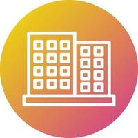 Office building Vector Icon Design Illustration