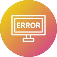Error Vector Icon Design Illustration
