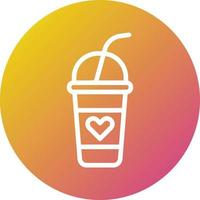 Frappe Vector Icon Design Illustration