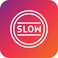 Slow Vector Icon Design Illustration