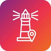 Light house Vector Icon Design Illustration