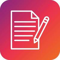 Write Vector Icon Design Illustration