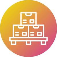 Pallet Vector Icon Design Illustration