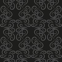 Seamless pattern, light linear pattern, monogram on a dark background. Design for banner, leaflet, print, poster, wallpaper, fabric. Abstract geometry. vector