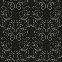 Seamless pattern, light linear pattern, monogram on a dark background. Design for banner, leaflet, print, poster, wallpaper, fabric. Abstract geometry. vector