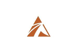 Grapich design of Triangle Alogo, neat and clean design vector