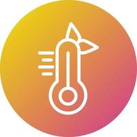 Thermometer Vector Icon Design Illustration