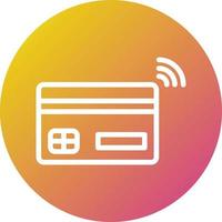 Credit card Vector Icon Design Illustration