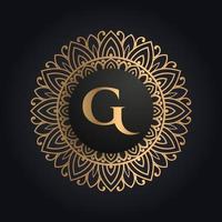 Premium letter G logo icon design. Luxury jewelry frame gem edge logotype. Beauty, Fashion, Spa icon logo design vector