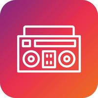 Boombox Vector Icon Design Illustration