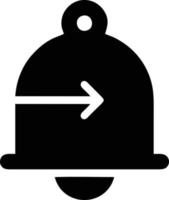 Bell notification icon symbol vector image. Illustration of the alarm alert symbol in EPS 10