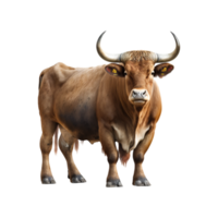 Bull Cow Animal Old Cow Buffalo Ox Horn Beef Toy White Transparent png