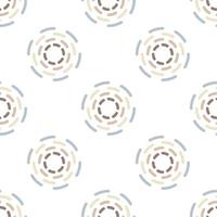 A seamless pattern with circles and circles that are arranged in a circle vector