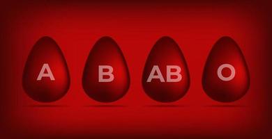 illustration graphic vector blood type