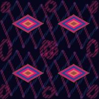 pink geometric ethnic pattern illustration design photo