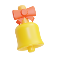 Christmas, Christmas Bell, 3D Rendering png