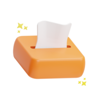 Furniture, Tissue Box, 3D Rendering png