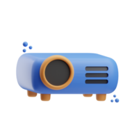 apparaatje, modern projector, 3d icoon illustratie png