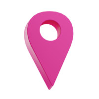 UI Icon, Location Pin, 3D Rendering png