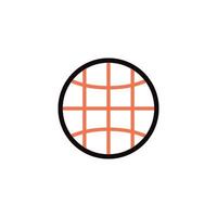 vector icon concept of internet network or can be seen as a waffle or circle net. Can be used for technology companies, internet service providers, restaurants. Can be for web, website, poster, apps
