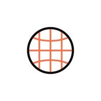 vector icon concept of internet network or can be seen as a waffle or circle net. Can be used for technology companies, internet service providers, restaurants. Can be for web, website, poster, apps