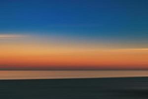 seaside landscape peace and quiet after sunset photo