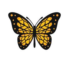 Butterfly icon isolated on white background vector