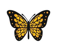 Butterfly icon isolated on white background vector